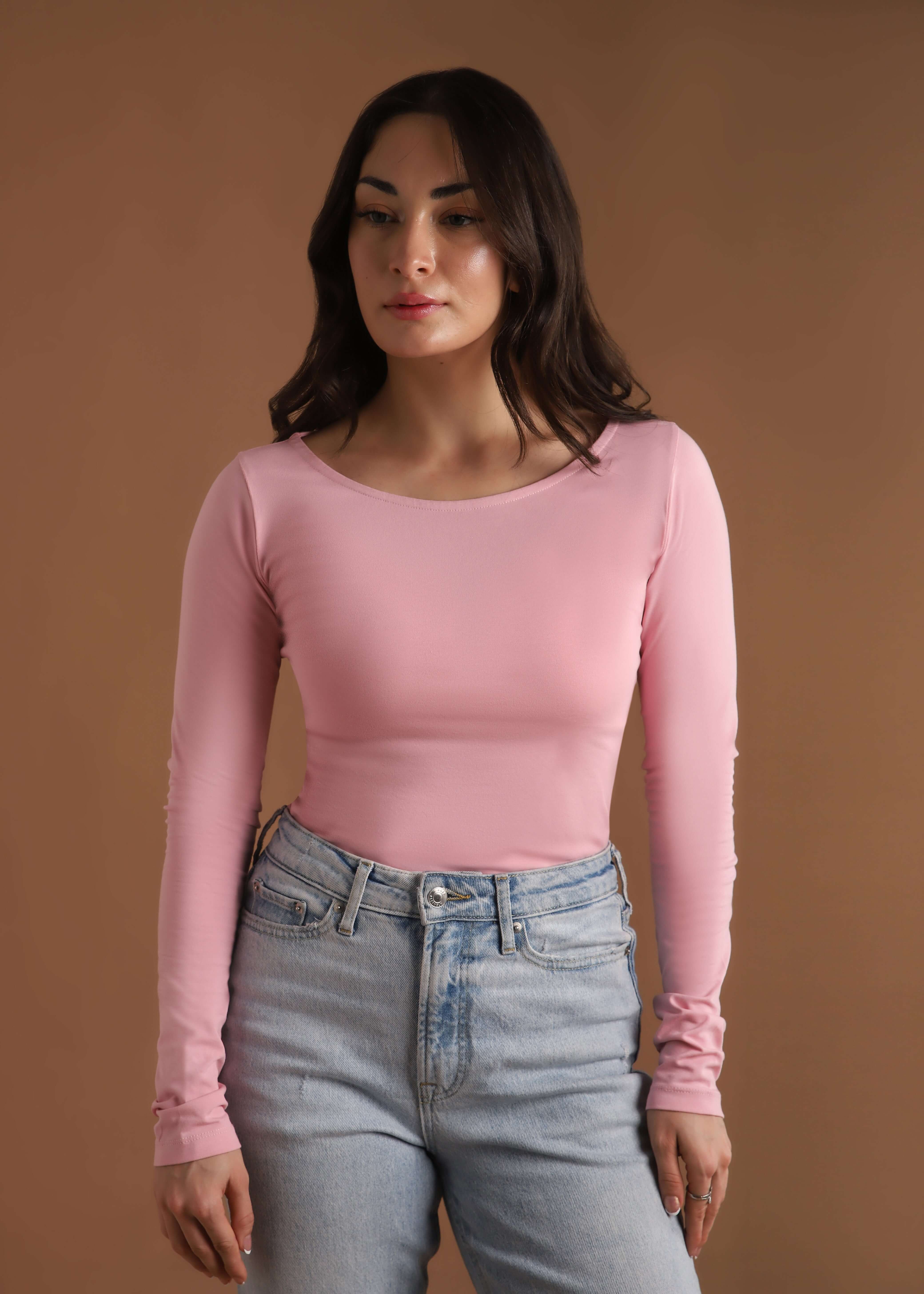 PINK BOATNECK